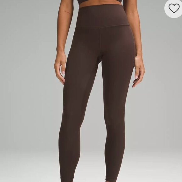 LULULEMON CHOCLOATE BROWN LEGGINGS HIGH WAISTED X SMALL SZ 4 - Picture 1 of 5